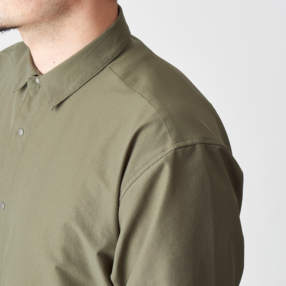 【AXESQUIN】LS Ventilation Shirt / charcoal