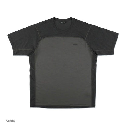 STATIC CHORD WOOL S/S SHIRTS Carbon ULハイキング アウトドアウェア 軽量