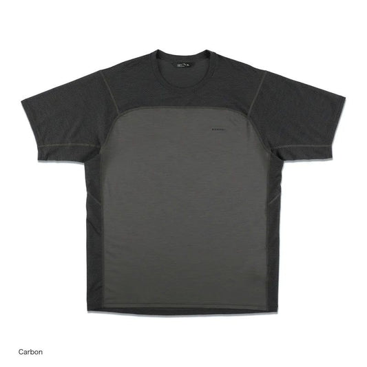 STATIC CHORD WOOL S/S SHIRTS Carbon ULハイキング アウトドアウェア 軽量