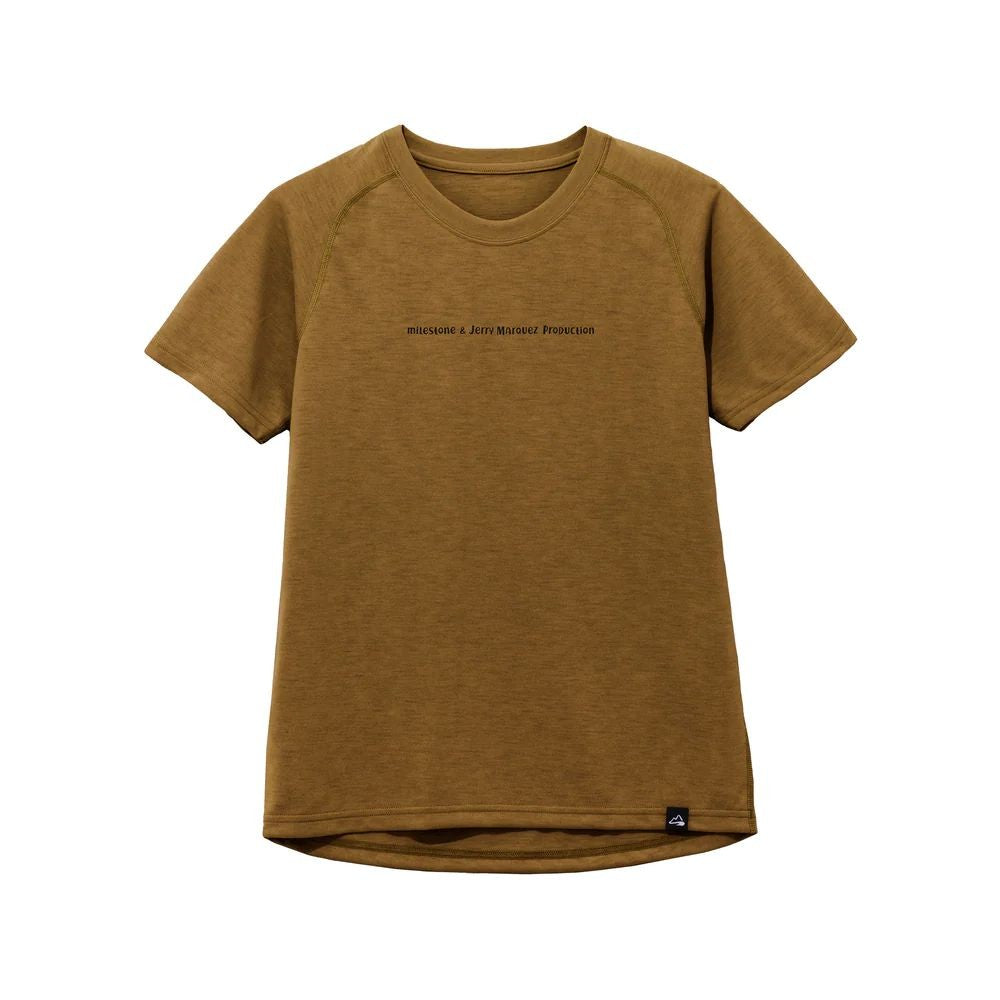 【milestone】Original T-Shirt Canvas "Let's Keep Pushing Our Limits!" walnut