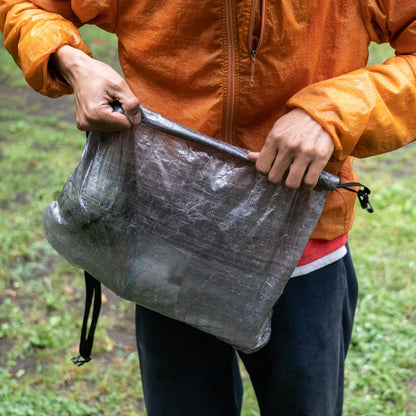 【FAIRWEATHER】packable sacoche (dyneema black)