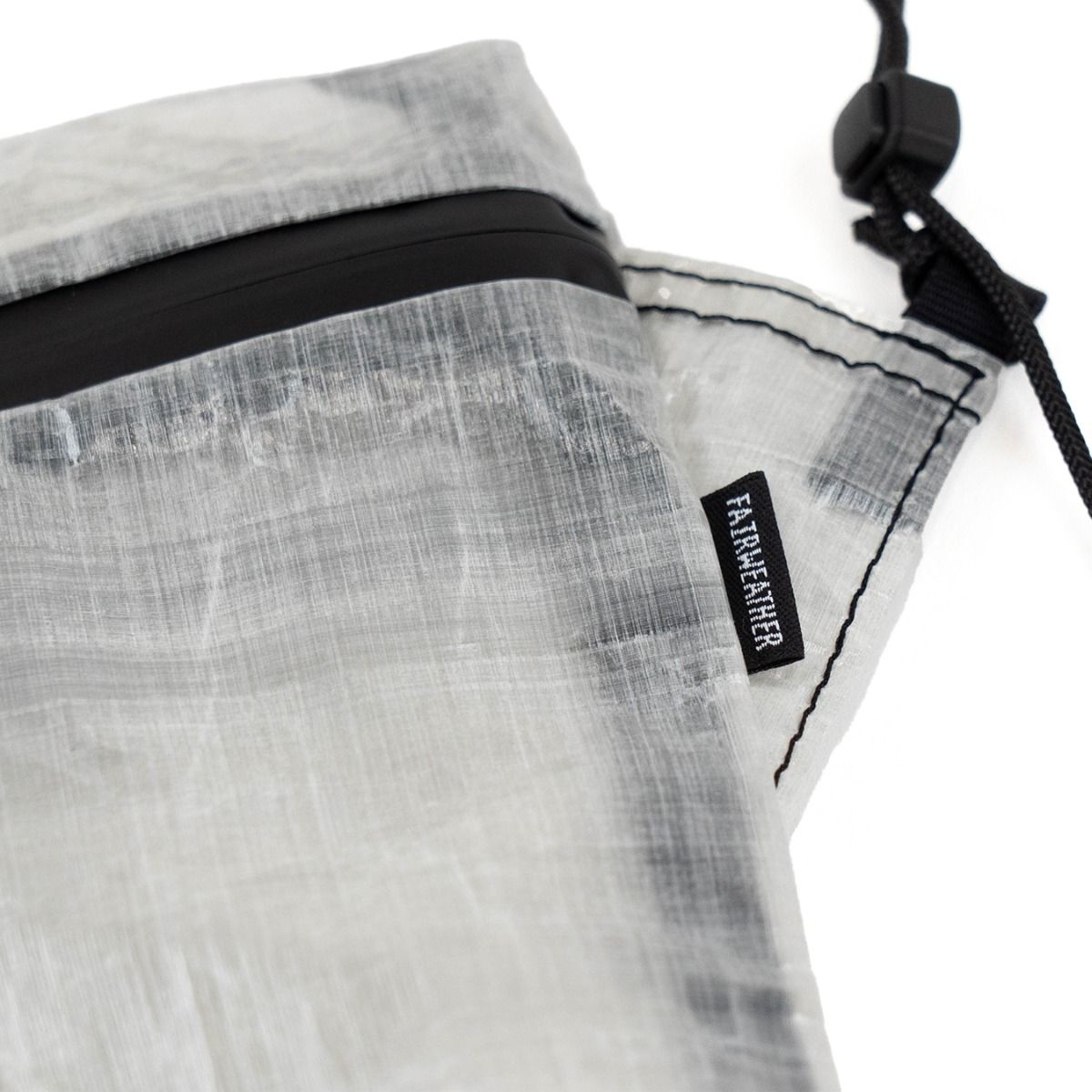 【FAIRWEATHER】road sacoche (dyneema white)
