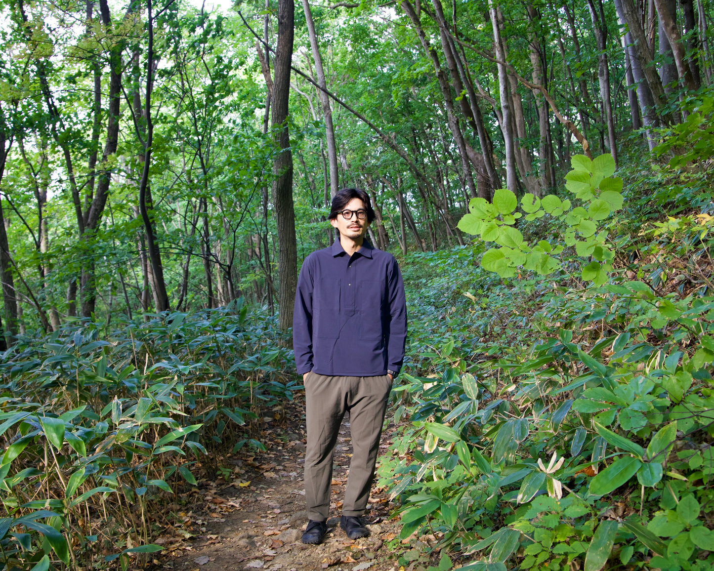 【LAST FRONTIER DESIGN】First frost pullover jacket / Navy