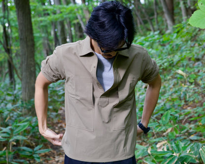 【LAST FRONTIER DESIGN】First frost pullover jacket / Beige