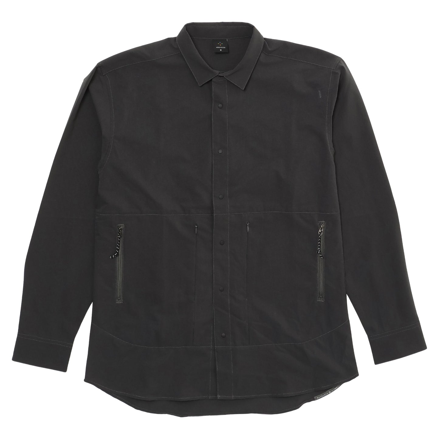 【AXESQUIN】LS Ventilation Shirt / charcoal
