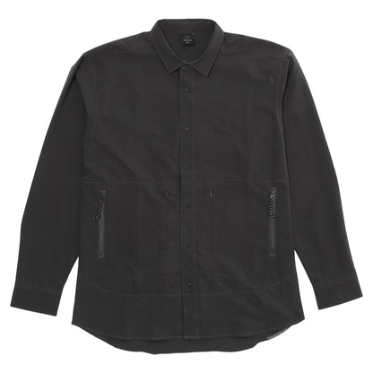 【AXESQUIN】LS Ventilation Shirt / charcoal