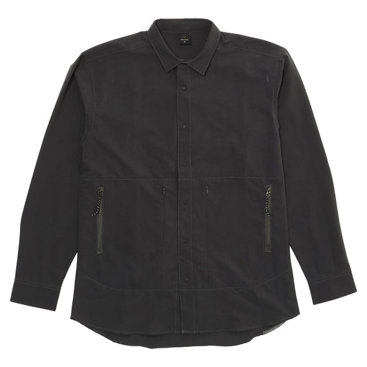 【AXESQUIN】LS Ventilation Shirt / charcoal