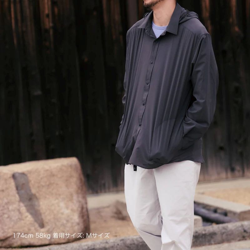 【STATIC】MERCED RIVER HOOD SHIRTS / Oregano