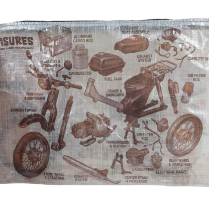 【LEISURES】レジャーズ×スーパーカブ "分解" Pouch