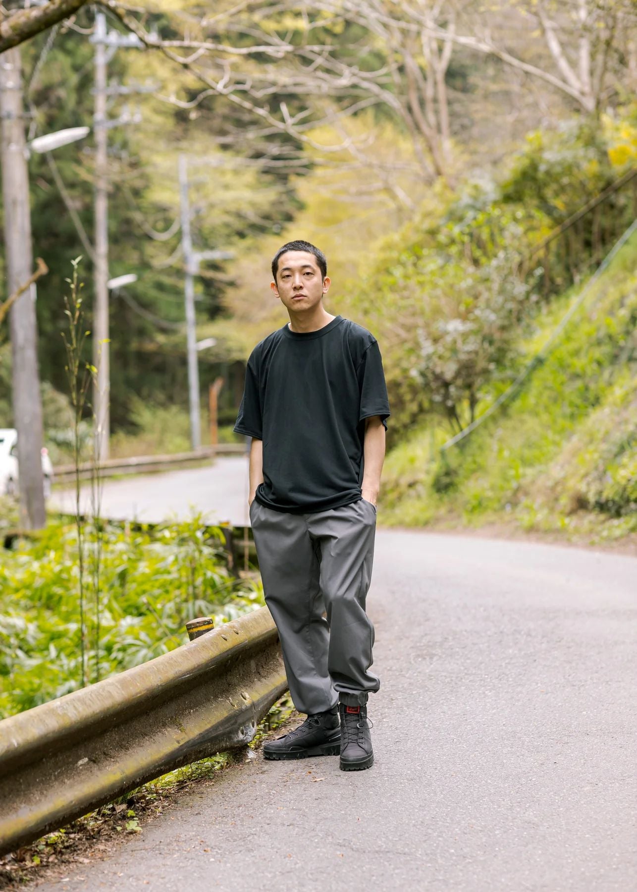 【BRING】DRYCOTTONY oversized T-shirt / Navy