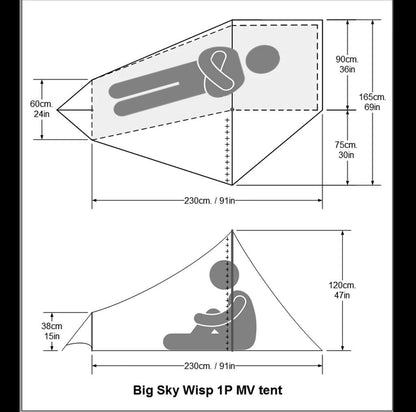 【BIG SKY】Wisp 1P Super Bivy