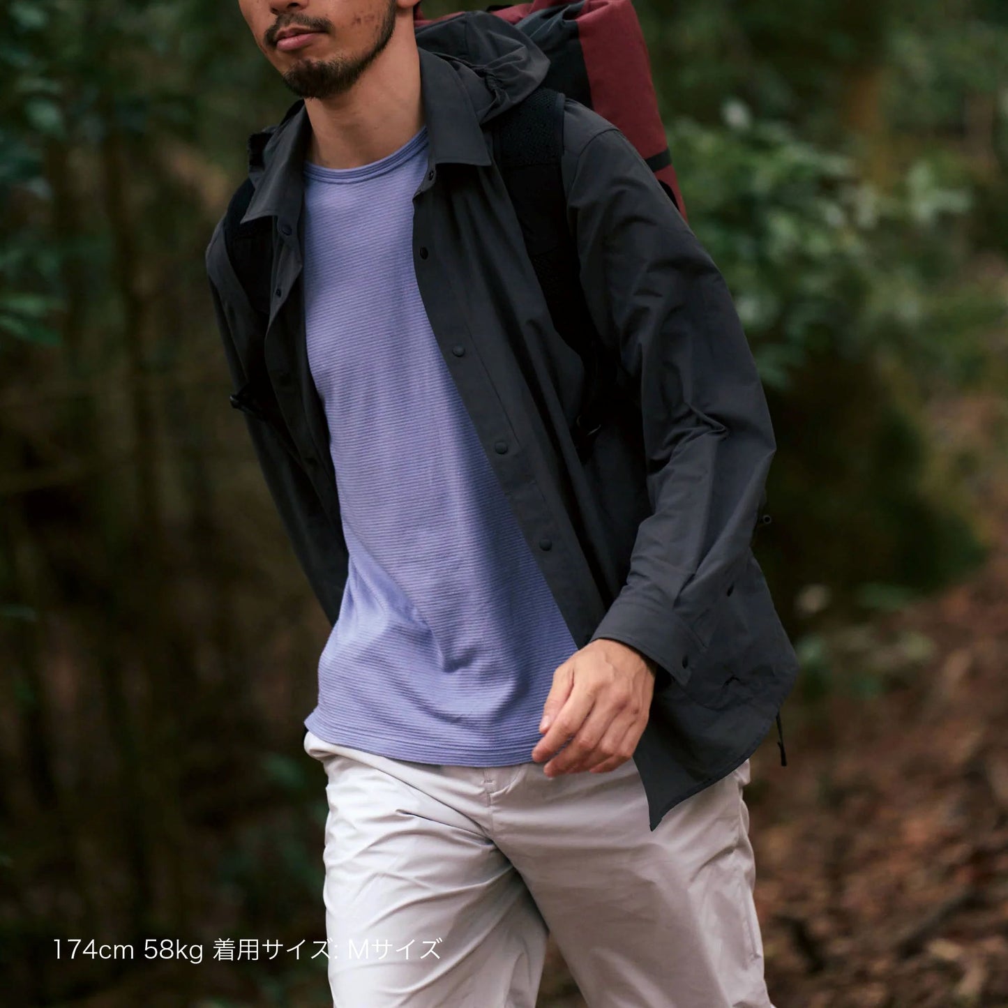 【STATIC】All Elevation L/S Shirts Men's INK