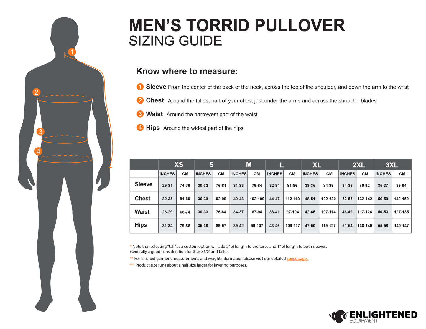 【Enlightened Equipment】Men's Torrid Pullover BLACK