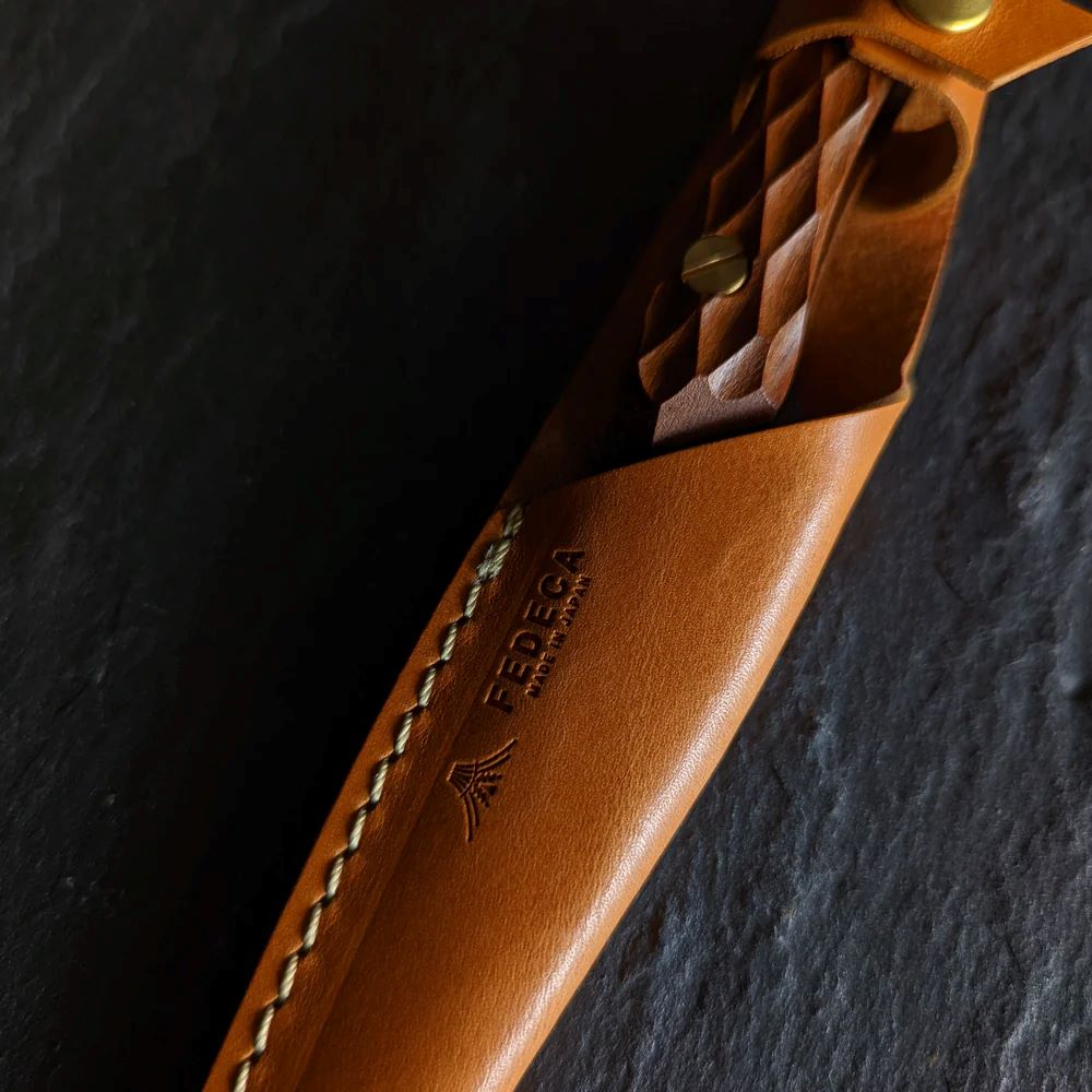 【FEDECA】CLEVER TONG 専用レザーケース CAMEL