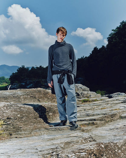 【BRING】WUNDERWEAR シームレスフーディー Heather Gray