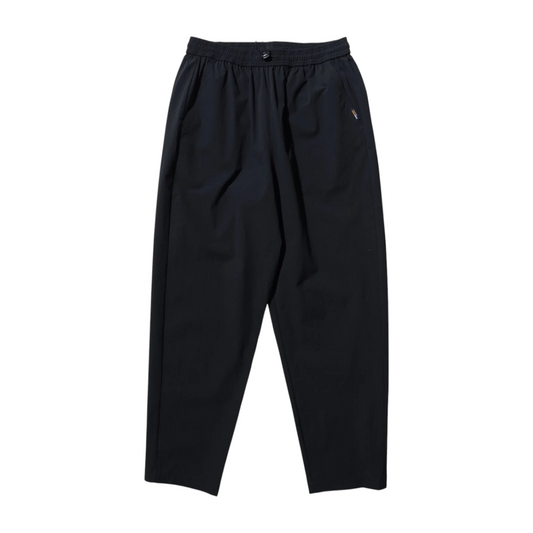 【LEISURES】 Cordura Stretch Pants LEISURES Big Logo / BLACK