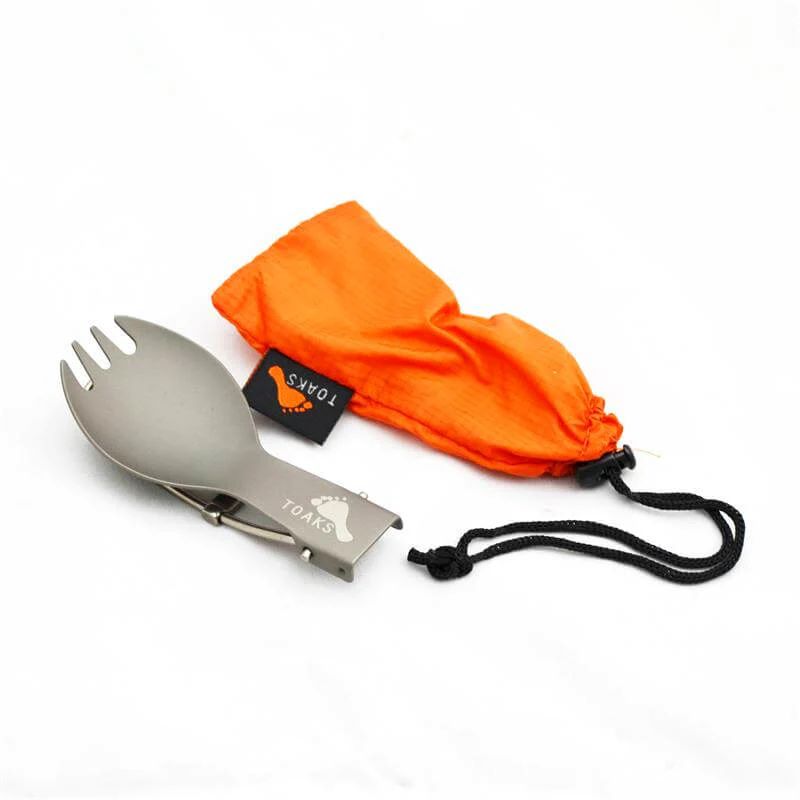 【TOAKS】 TITANIUM FOLDING SPORK