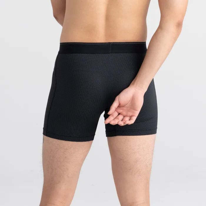 【SAXX】QUEST QUICK DRY MESH BOXER BRIEF FLY ブラック