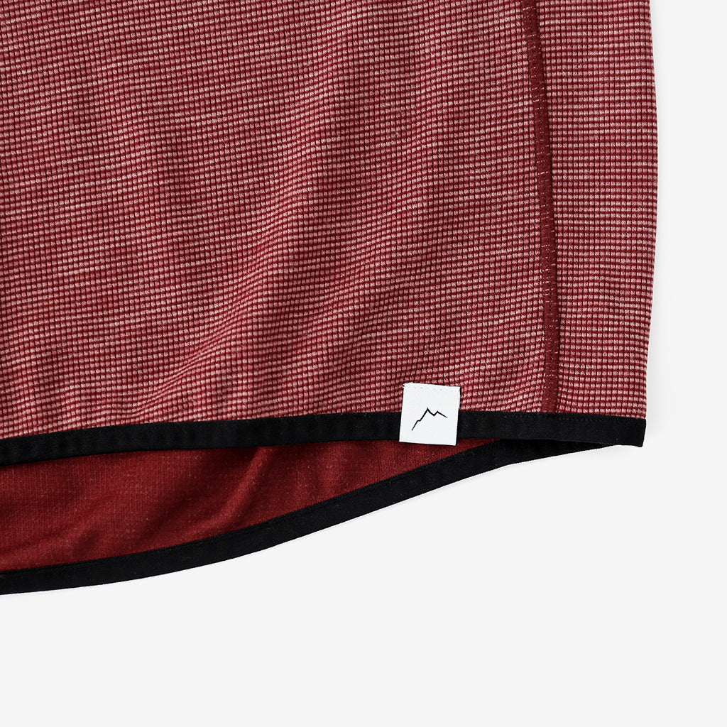 【CAYL】Live Wool Mix Half Zip Burgundy