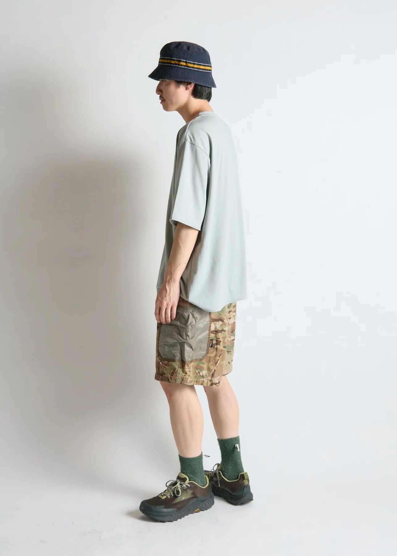 【BRING】WUNDERWEAR ヘンリーネックTシャツ GRAY