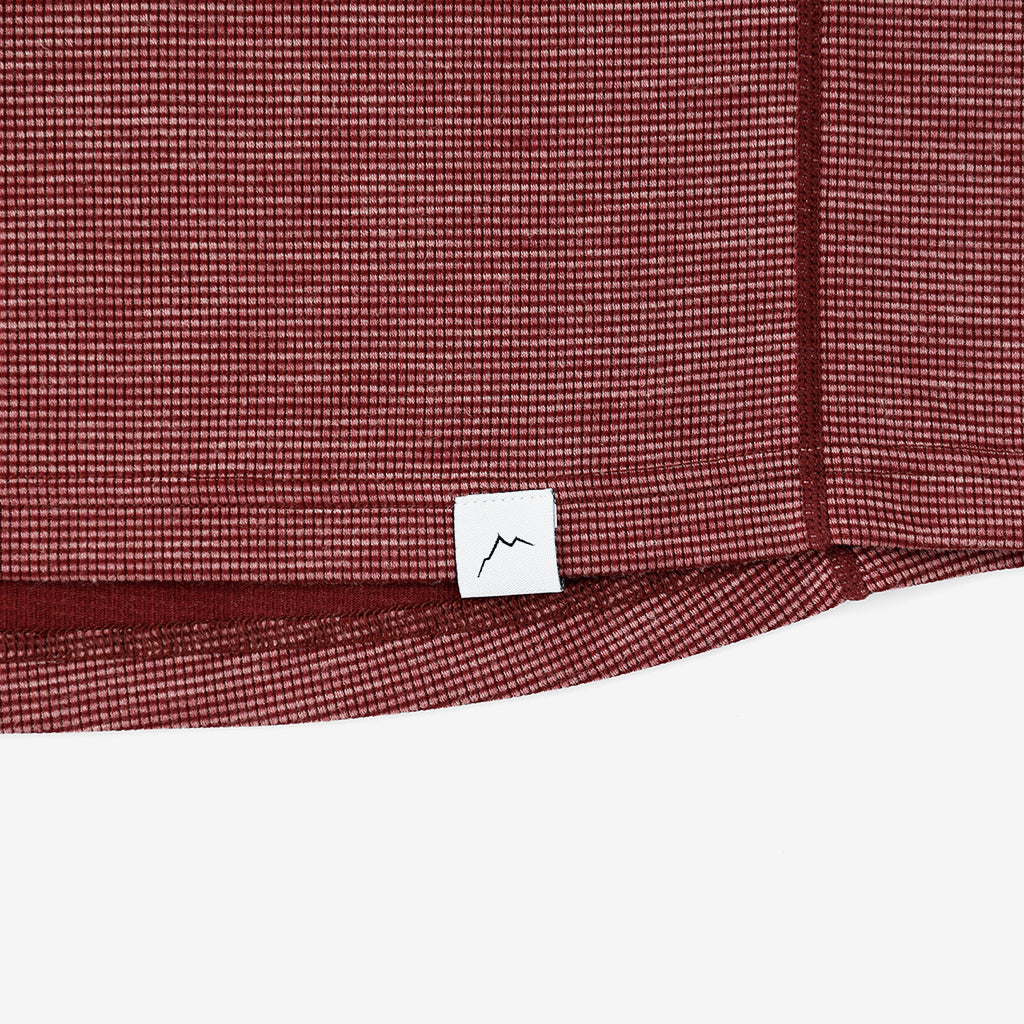 【CAYL】Wool Blend Long Sleeve Burgundy