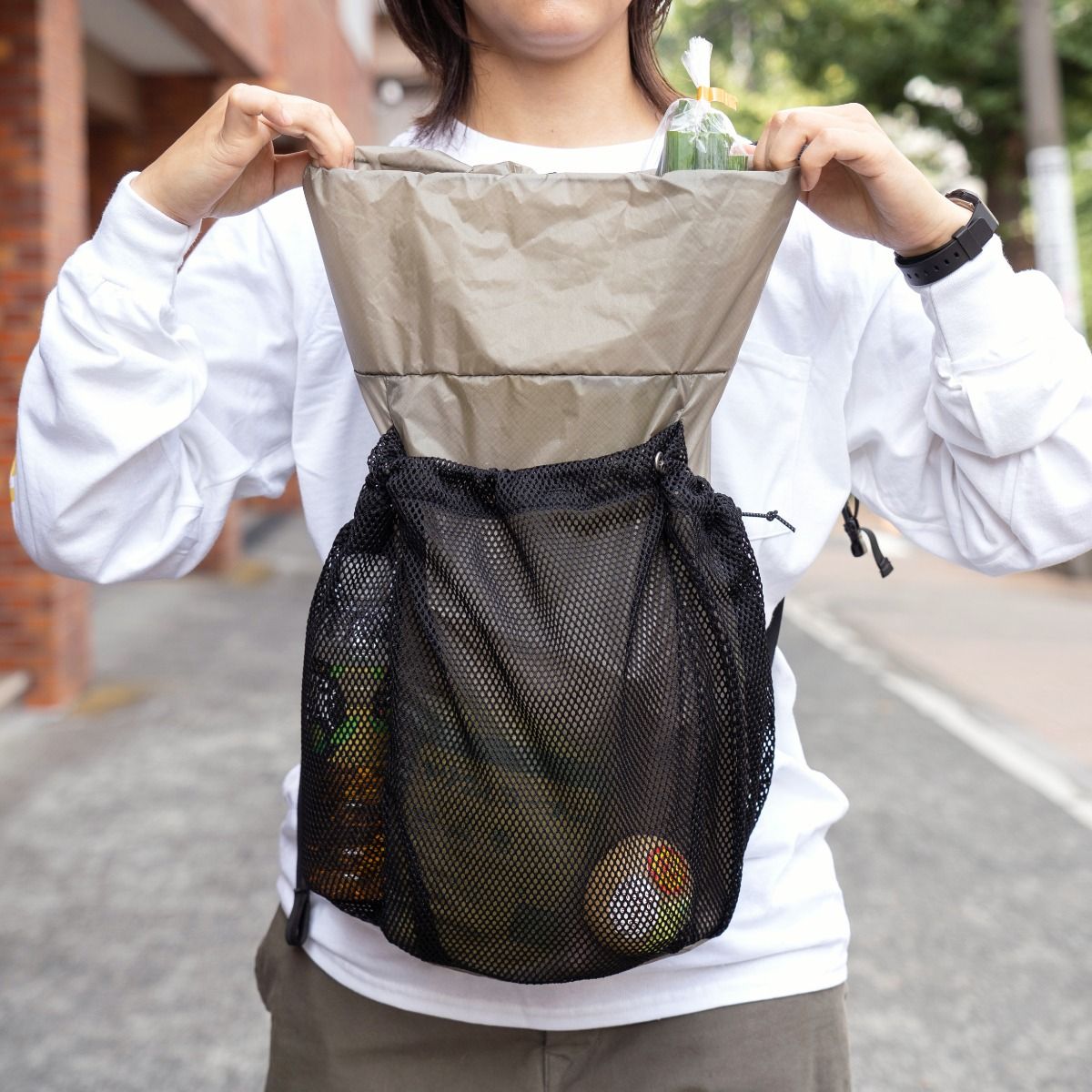 【FAIRWEATHER】packable pack (orange)