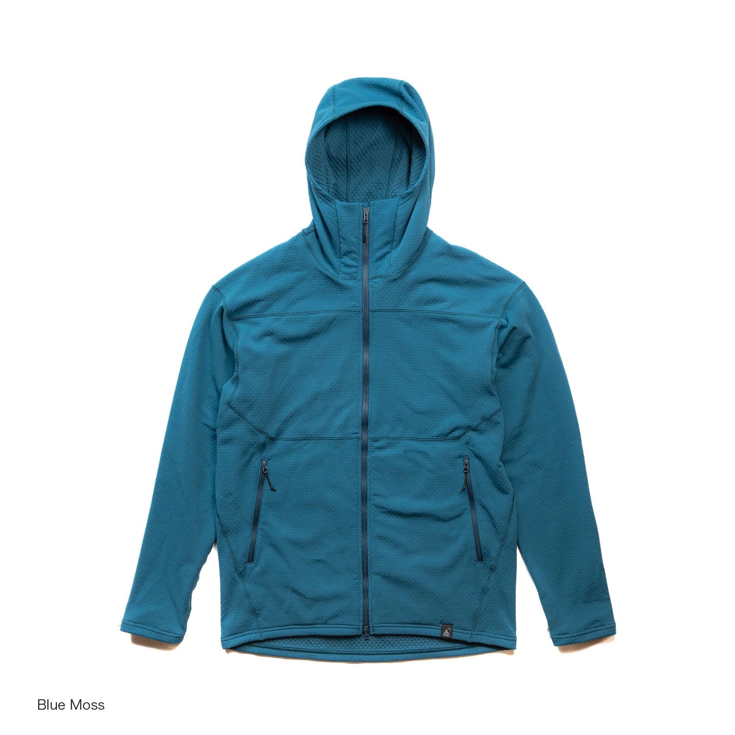 【STATIC】VERVE GRID HOODY / Blue Moss