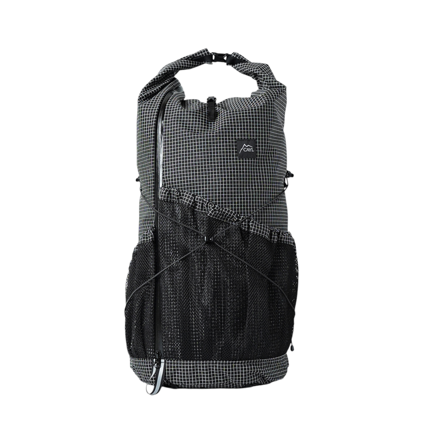 【CAYL】Mari Roll Top Grid / Black