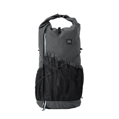 【CAYL】Mari Roll Top Grid / Black