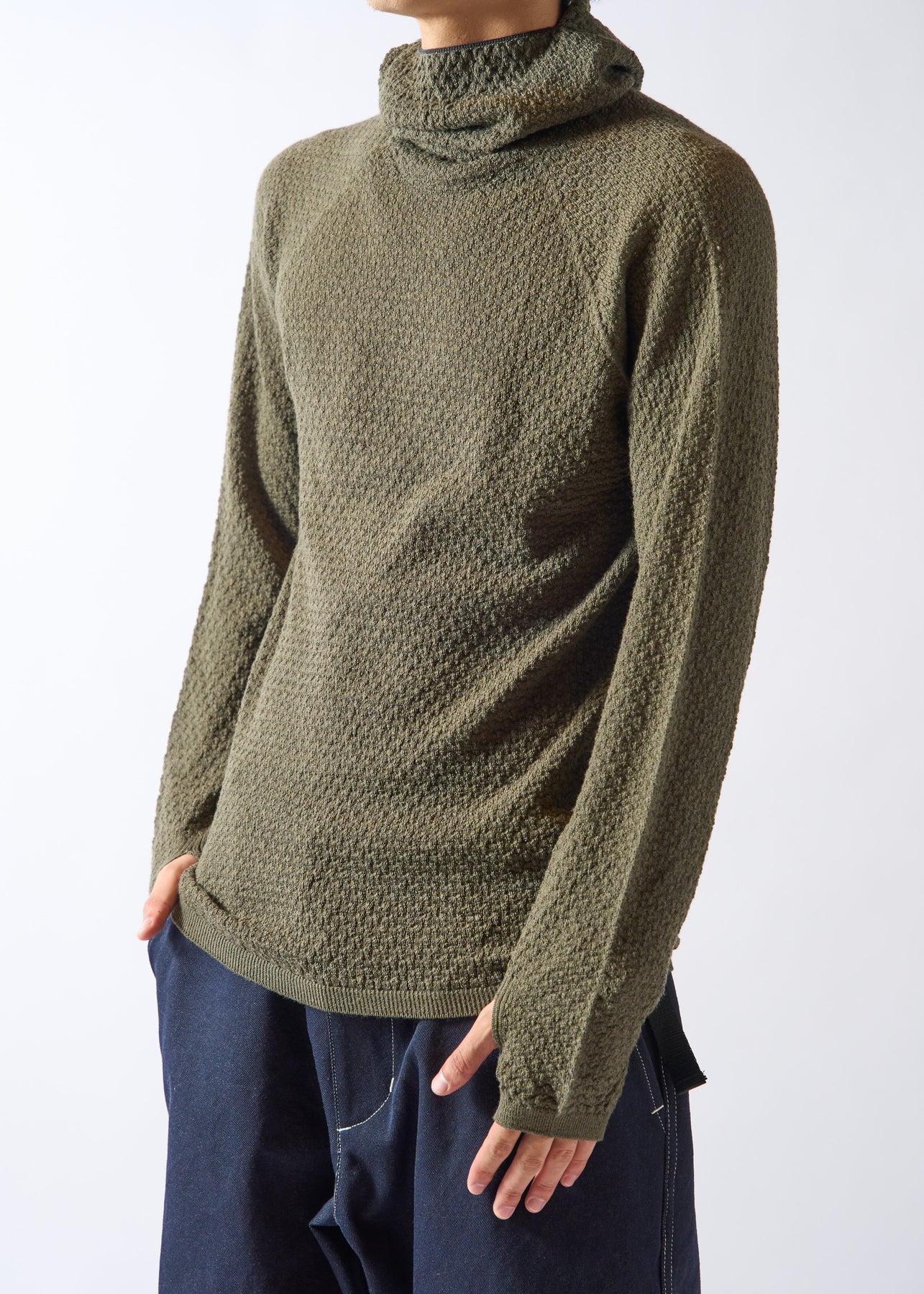 【BRING】WUNDERWEAR シームレスフーディー Khaki