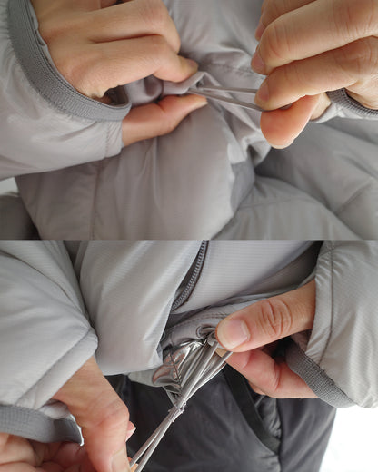 【milestone】Heatwave Titanium Hoody / Chrome Black