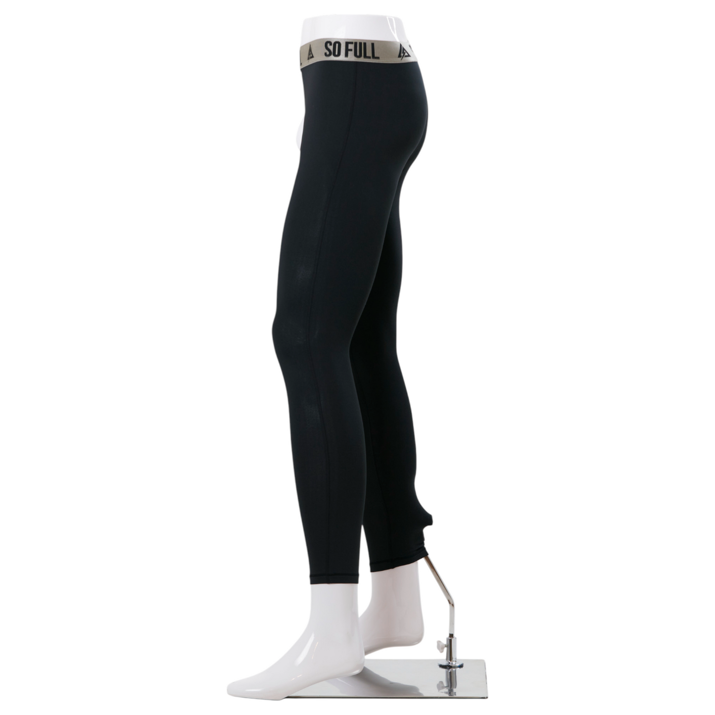 【SO FULL】FRONT 穴あきレギンス WARM BLACK