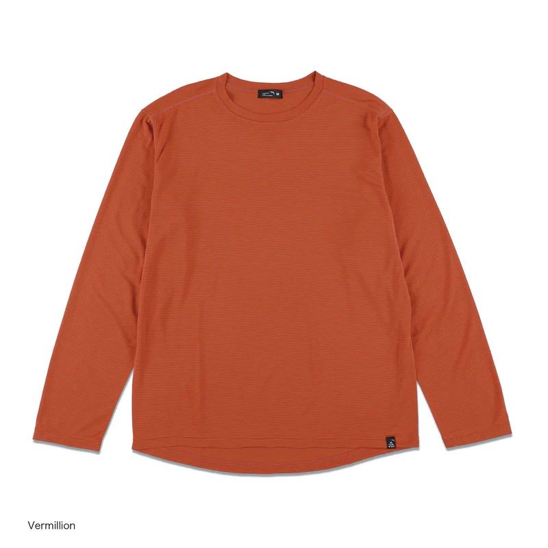 【STATIC】All Elevation L/S Shirts Men's Vermillion