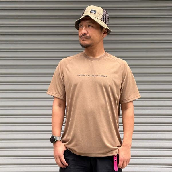 【milestone】Original T-Shirt Canvas "Let's Keep Pushing Our Limits!" walnut