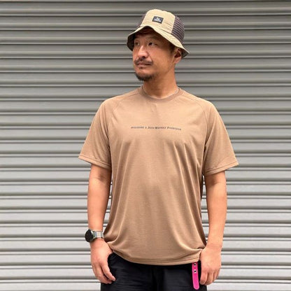 【milestone】Original T-Shirt Canvas "Let's Keep Pushing Our Limits!" walnut