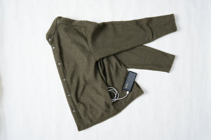 【ULSUS】 Double Side Cardigan / Black
