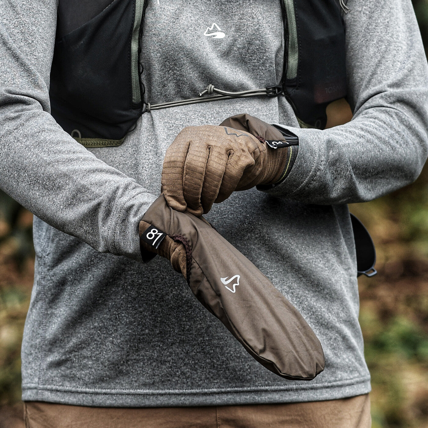 【milestone】Fast Trail Glove 2.0 Brown