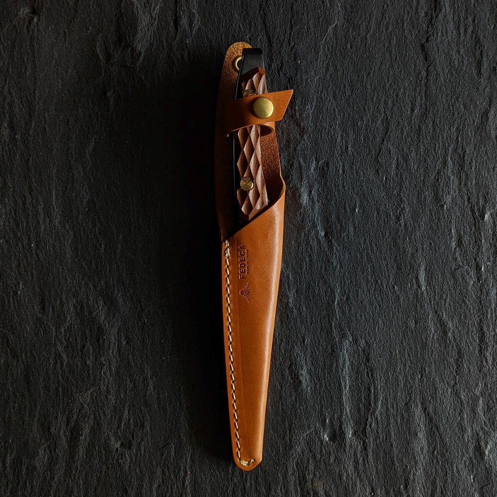 【FEDECA】CLEVER TONG 専用レザーケース CAMEL