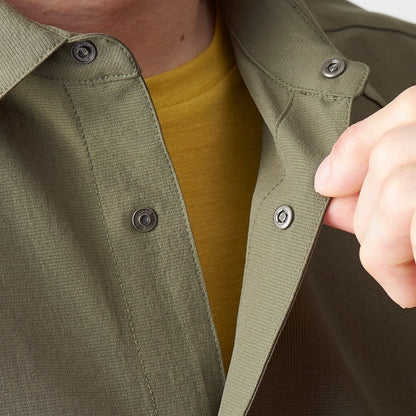 【AXESQUIN】LS Ventilation Shirt / charcoal