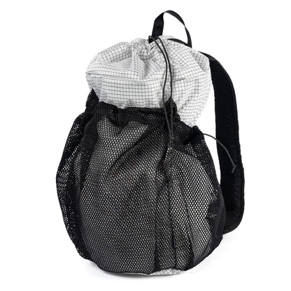 【FAIRWEATHER】packable pack (rip white/black)