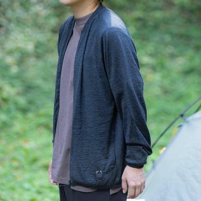 【subtle voice】SV Wool Add Jacket Charcoal Grey