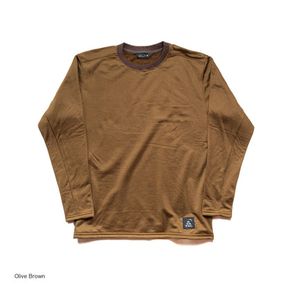 【STATIC】ADRIFT CREW Olive Brown