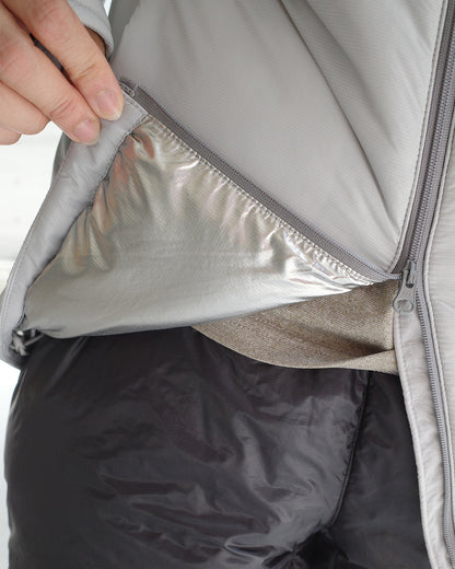 【milestone】Heatwave Titanium Hoody / Chrome Black