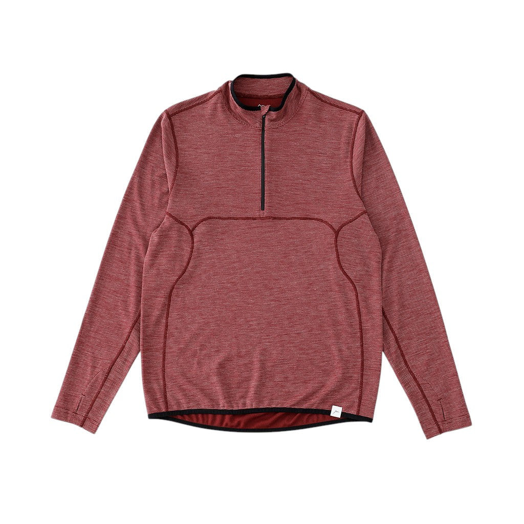【CAYL】Live Wool Mix Half Zip Burgundy