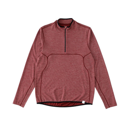 【CAYL】Live Wool Mix Half Zip Burgundy