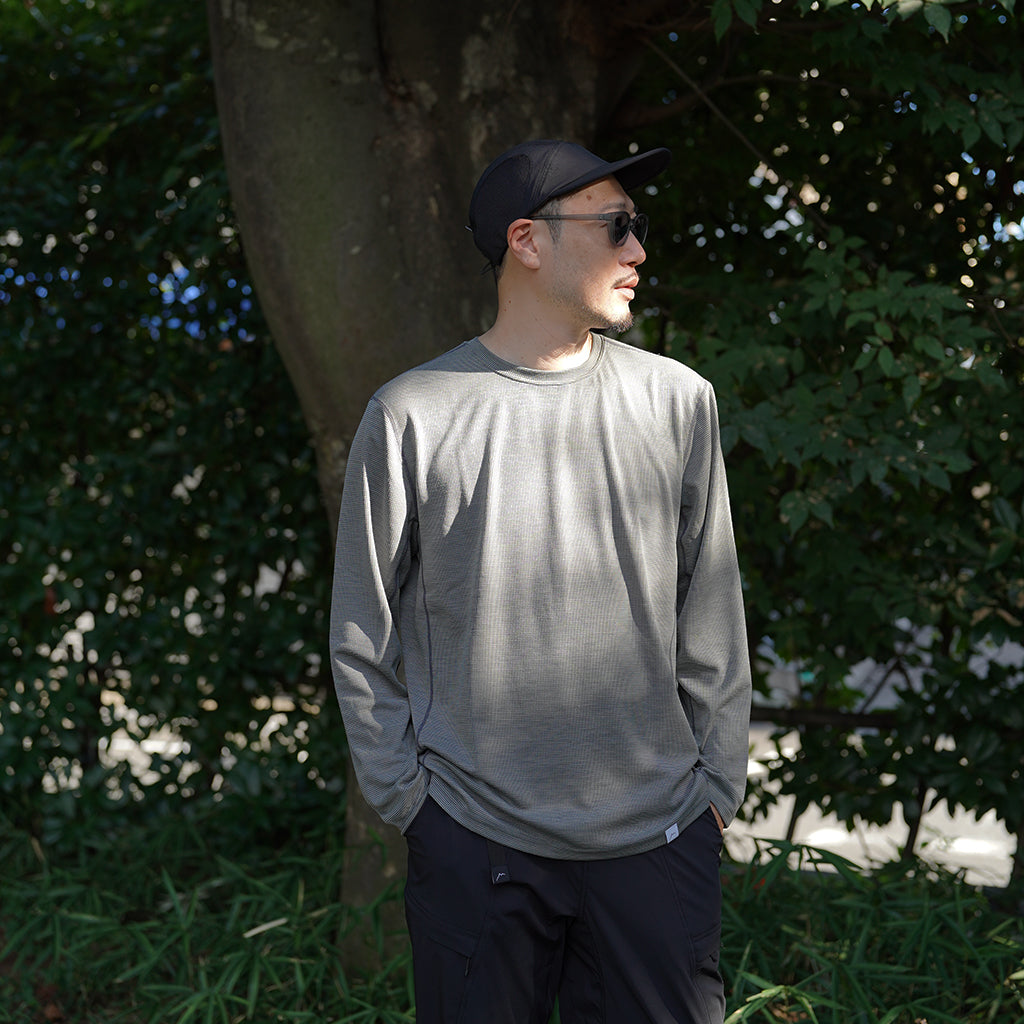 【CAYL】Wool Blend Long Sleeve Charcoal