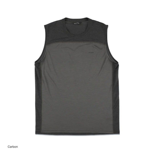 【STATIC】CHORD WOOL SLEEVELESS Carbon