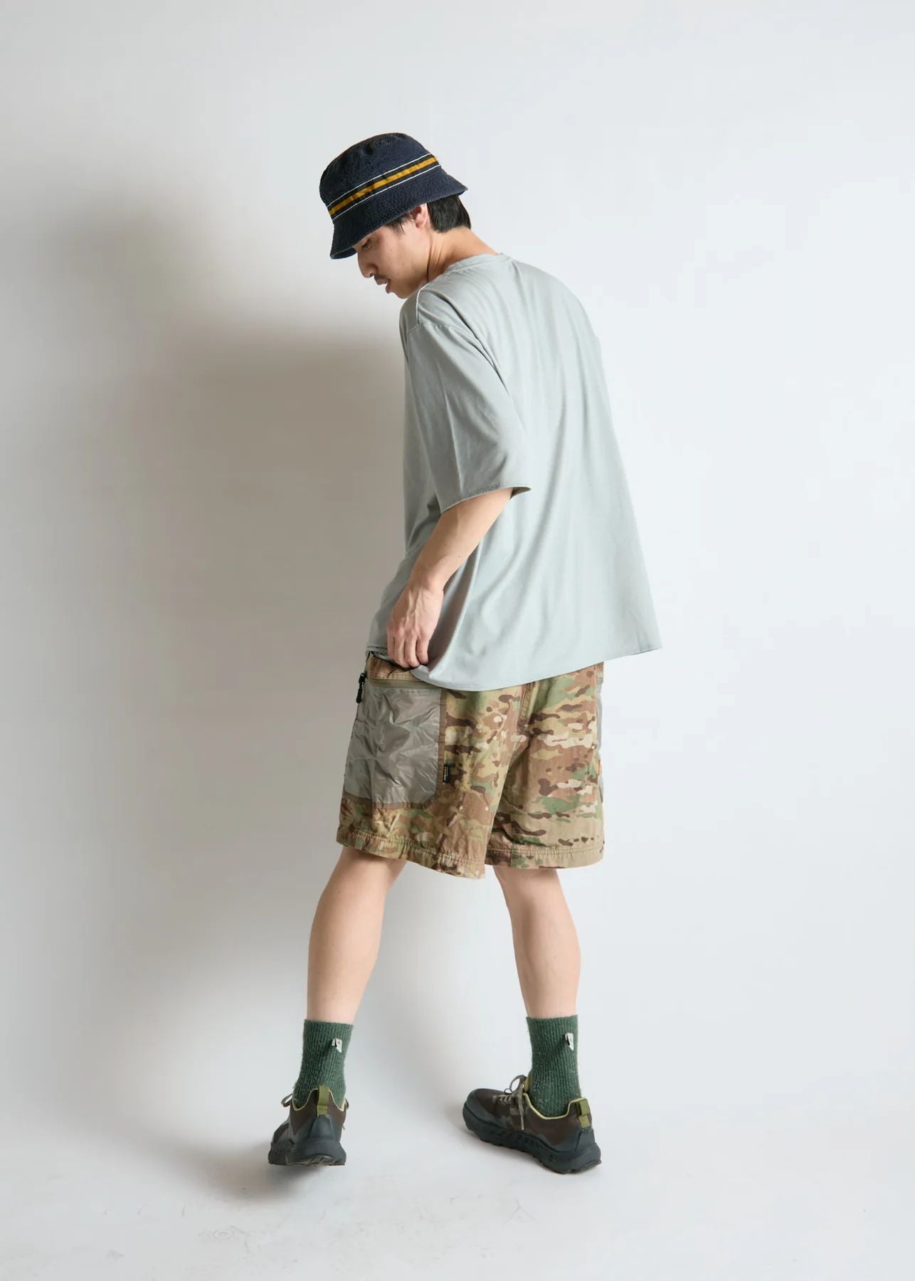 【BRING】WUNDERWEAR ヘンリーネックTシャツ GRAY