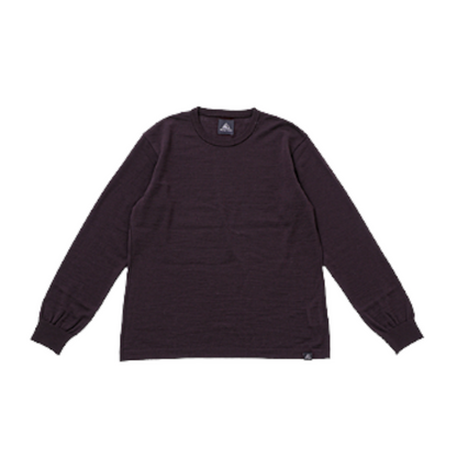 【ROUVER】Merino Long KniTee / purple