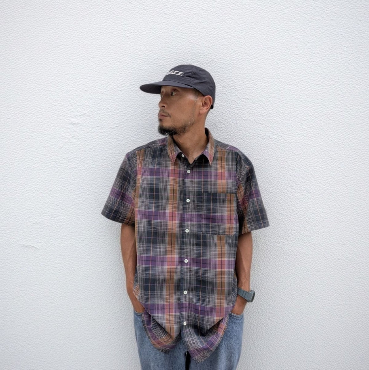 【SAVE SHOCK】ULTRA LIGHT WOOL S/S SHIRT